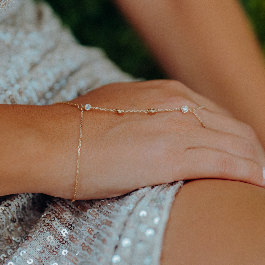 JASMINE FINGER RING BRACELET