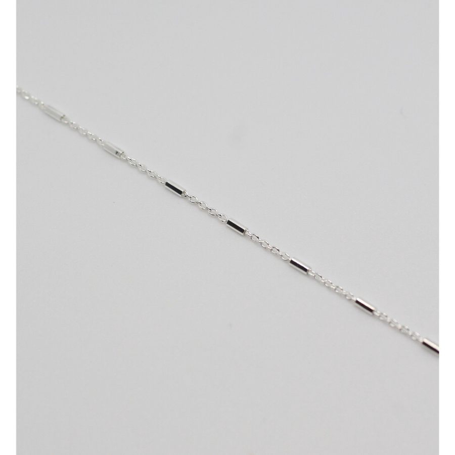 silver ankle chain