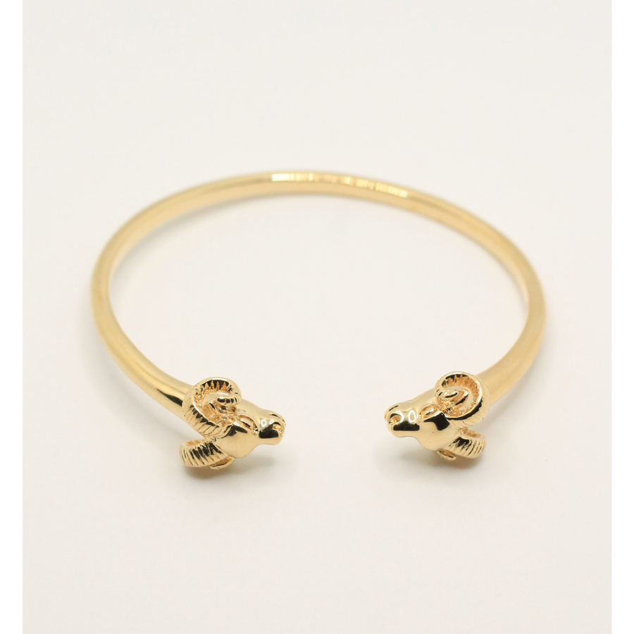 aries gold plated bangle