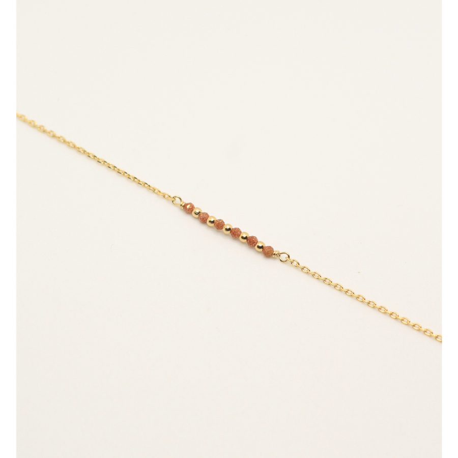 Dainty gold plated bracelet for woman