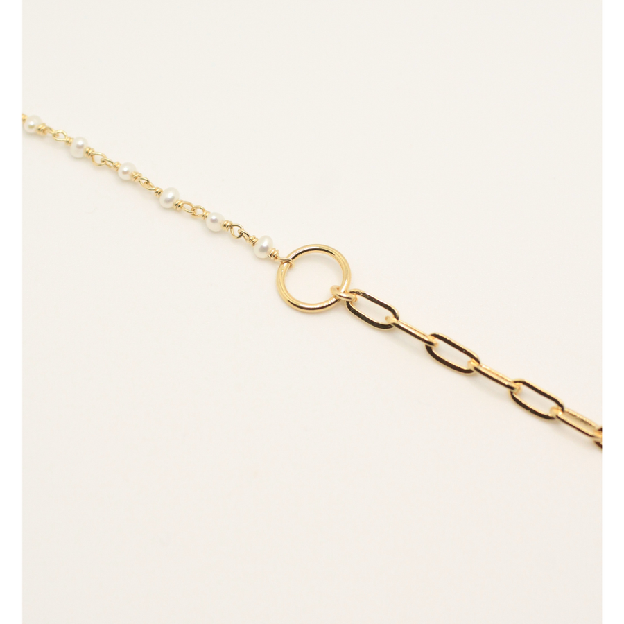 DOUBLE CHAIN GOLD BRACELET