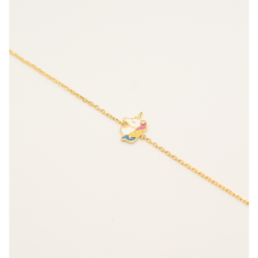 gold plated bracelet for child