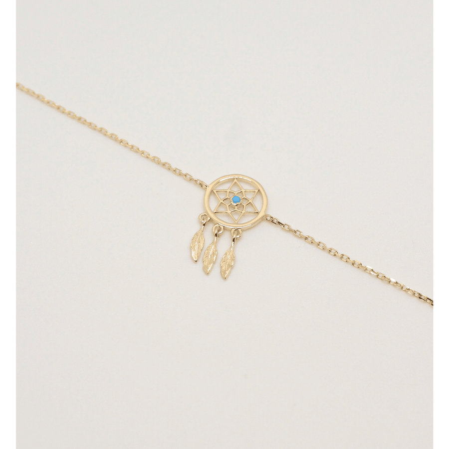 SUENO DREAM CATCHER GOLD BRACELET - Carmen