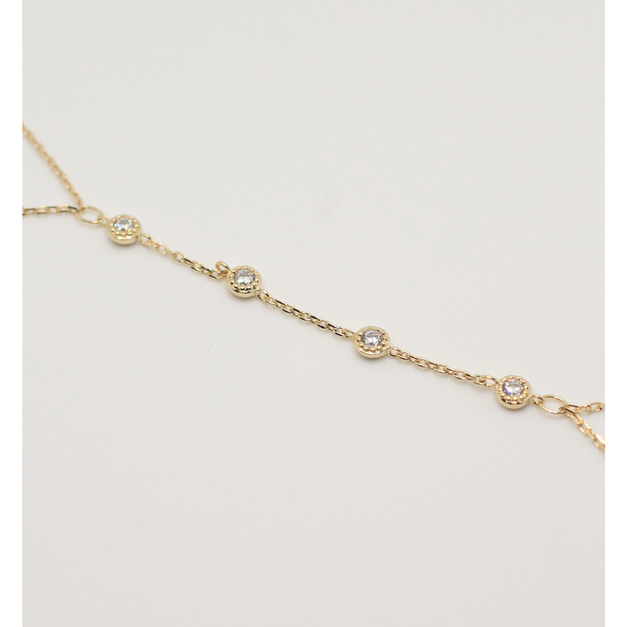 GOLD RING BRACELET CHAIN