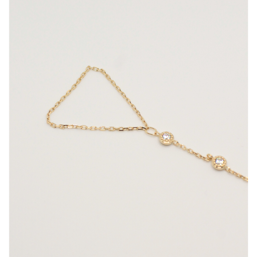 GOLD RING BRACELET CHAIN