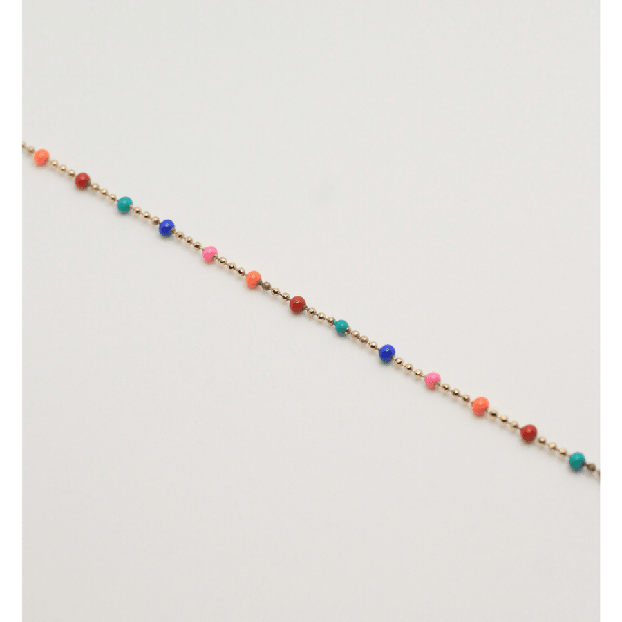 ZOE MULTI COLOR GOLD BRACELET - Carmen