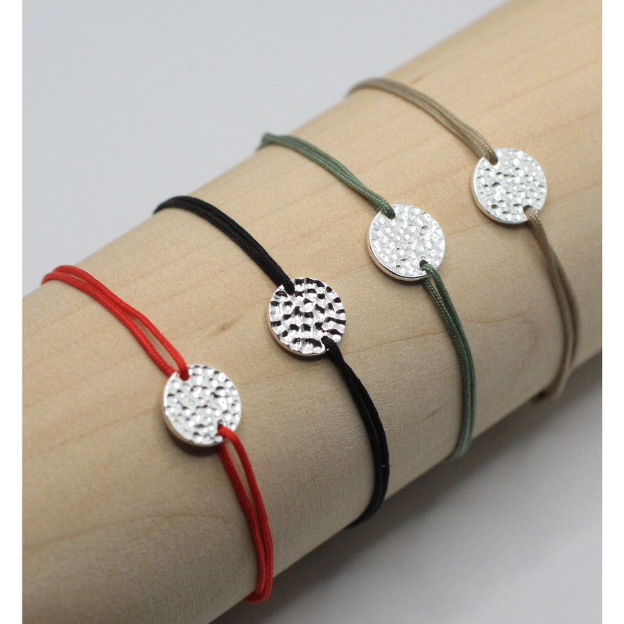 Cotton cord bracelet