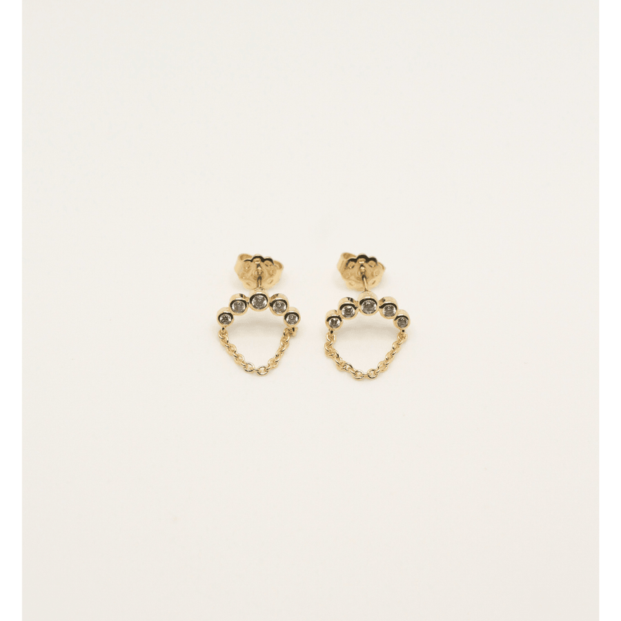 VALENTINE MINI CHAIN EARRINGS - Carmen