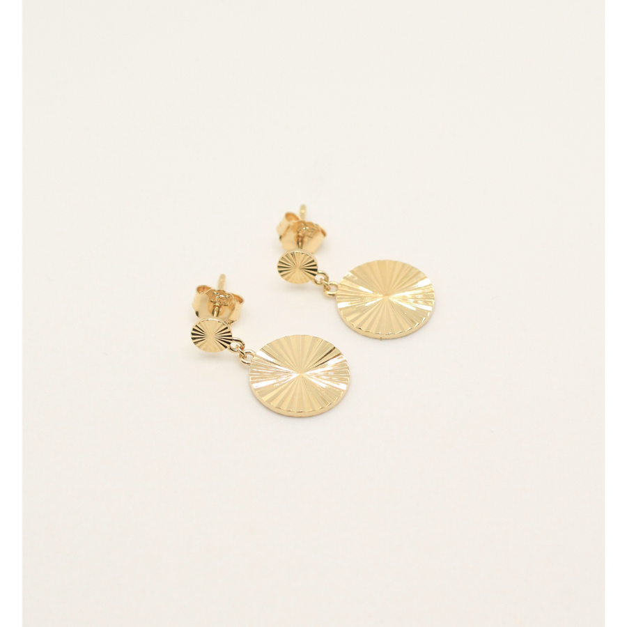 gold plated earrings