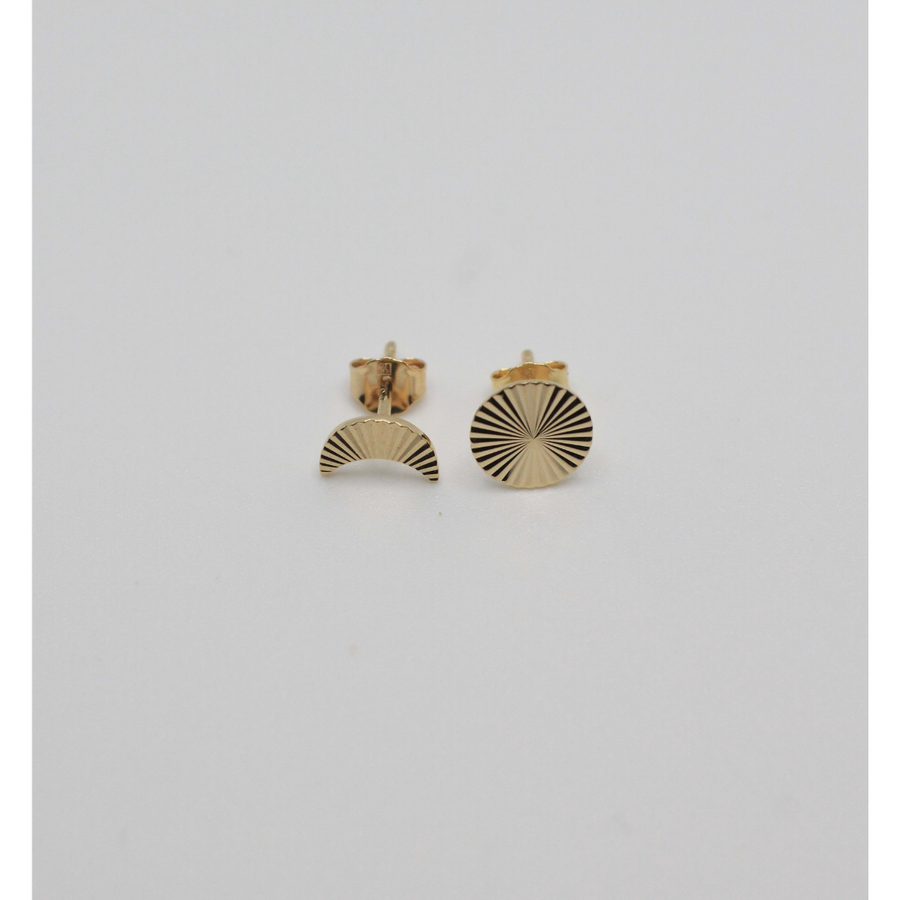 GOLD PLATED STUD EARRINGS