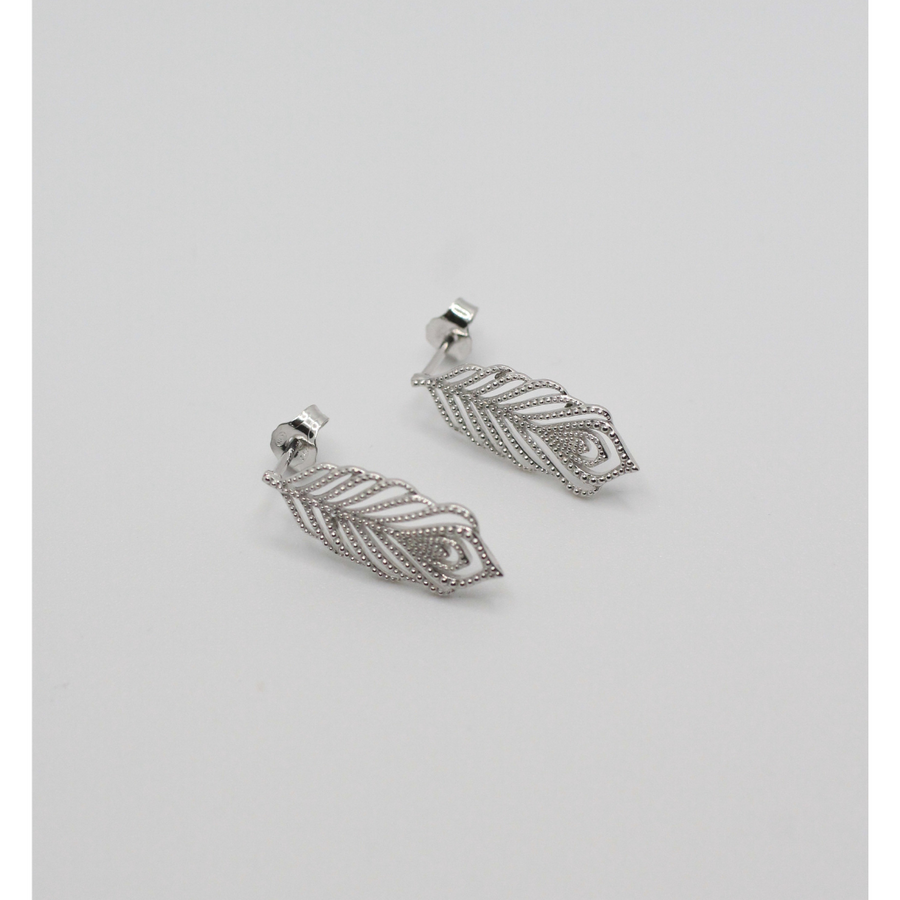 silver earrings