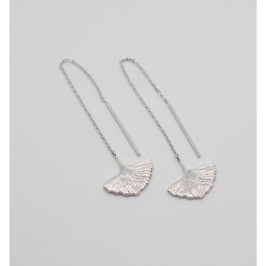 SILVER CHAIN EARRINGS