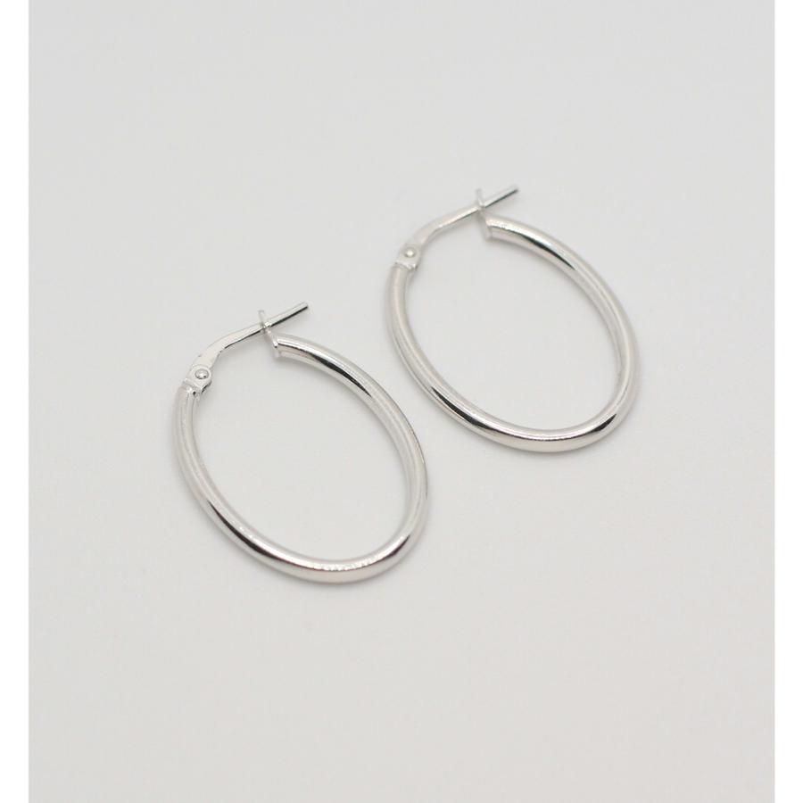 SILVER HOOPS