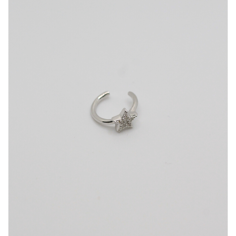 silver ear cuff