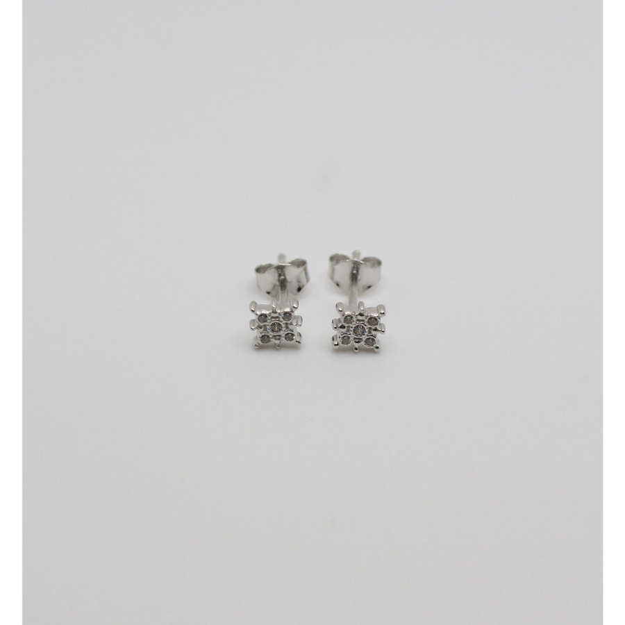 SILVER STUD EARRINGS