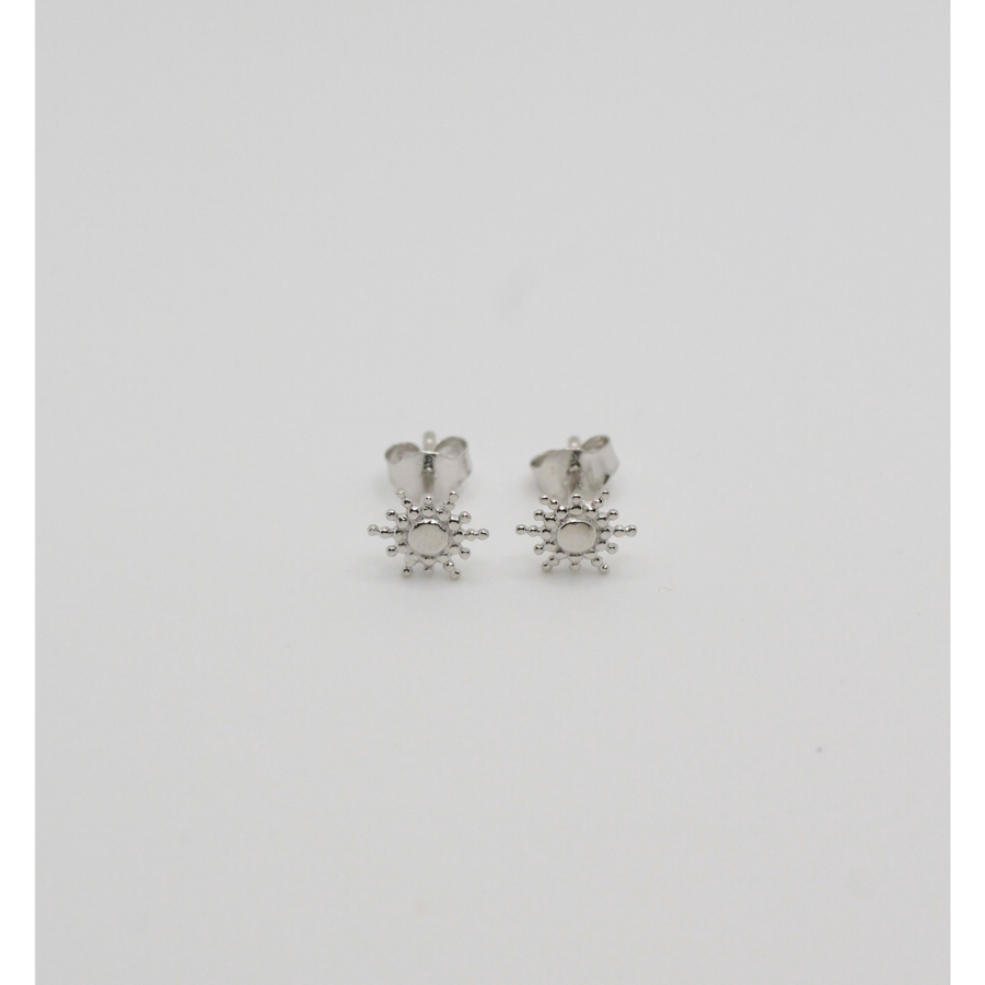 SILVER STUD EARRINGS