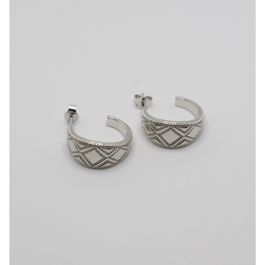 SILVER HOOPS