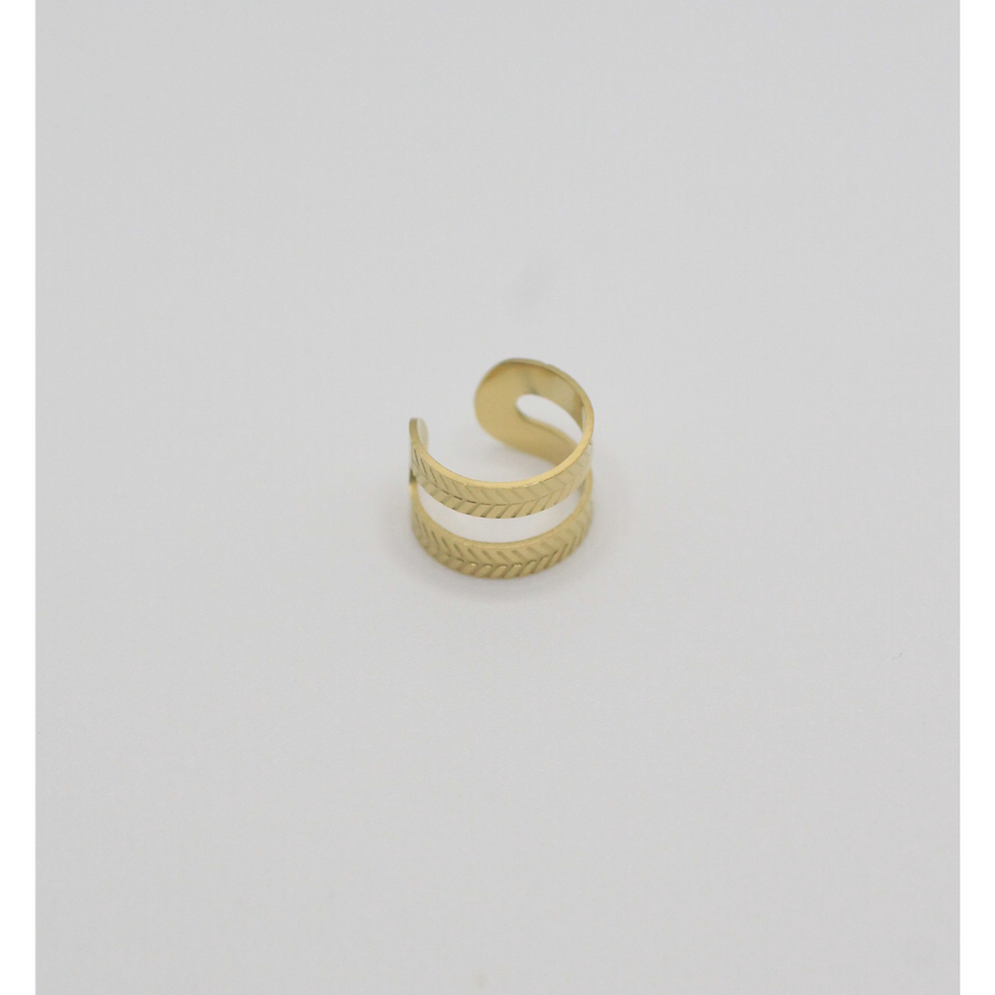 SANA EAR CUFF - gold & silver