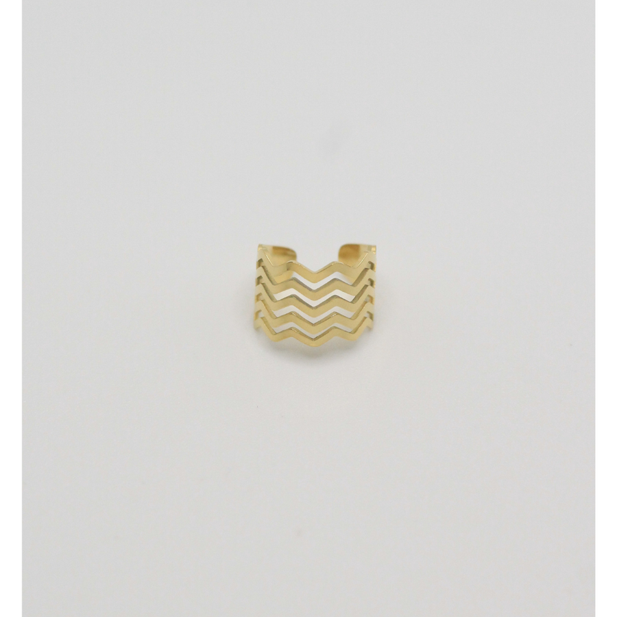 CORALE EAR CUFF - gold & silver