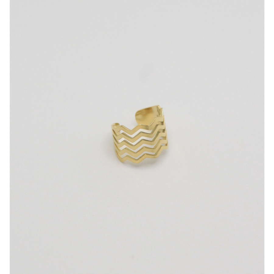 CORALE EAR CUFF - gold & silver
