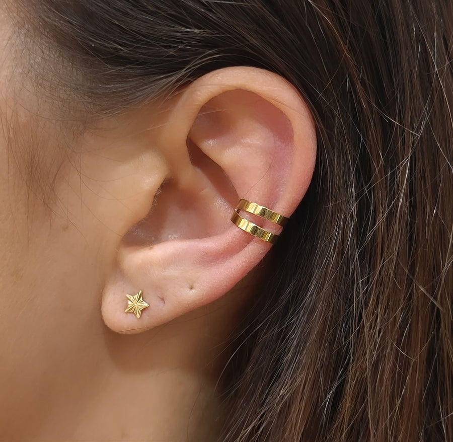 NARA EAR CUFF - gold & silver