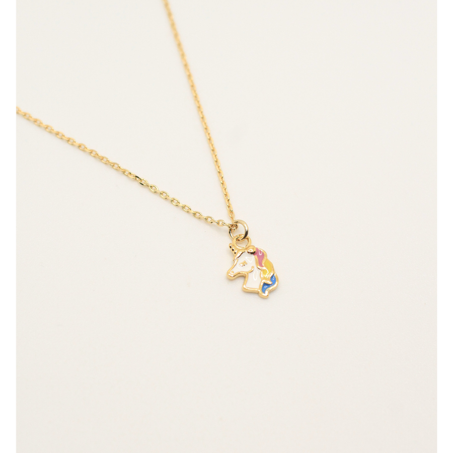 gold plated necklace for child