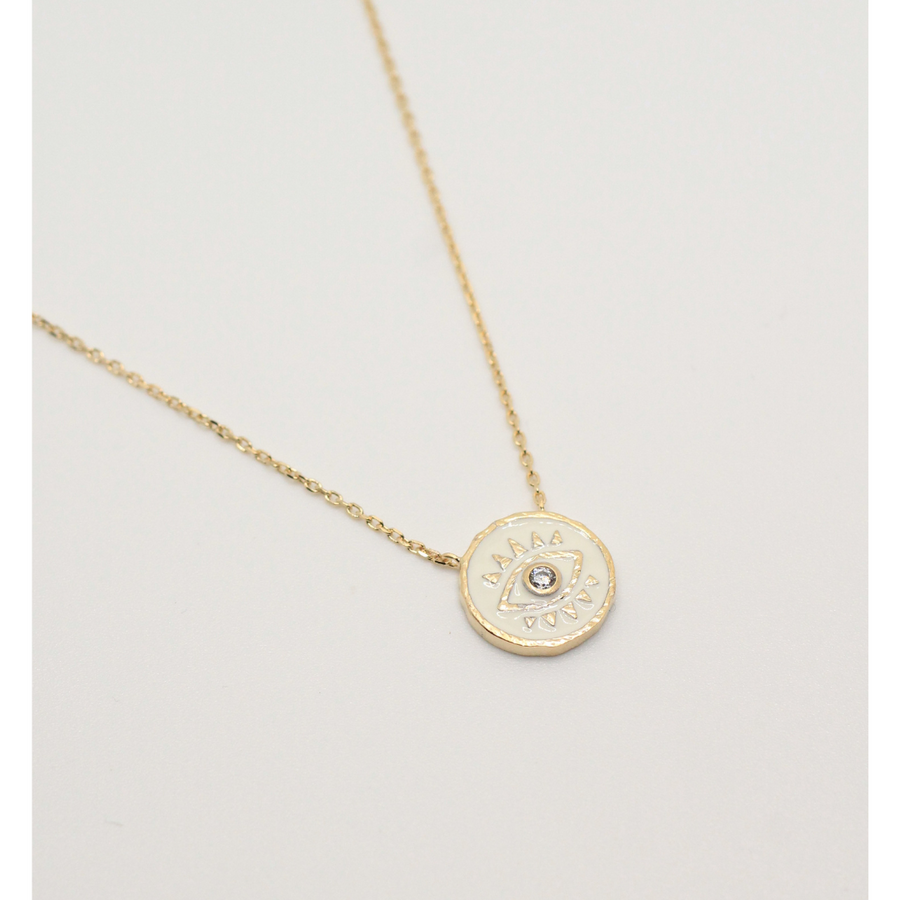 EVIL EYE GOLD NECKLACE