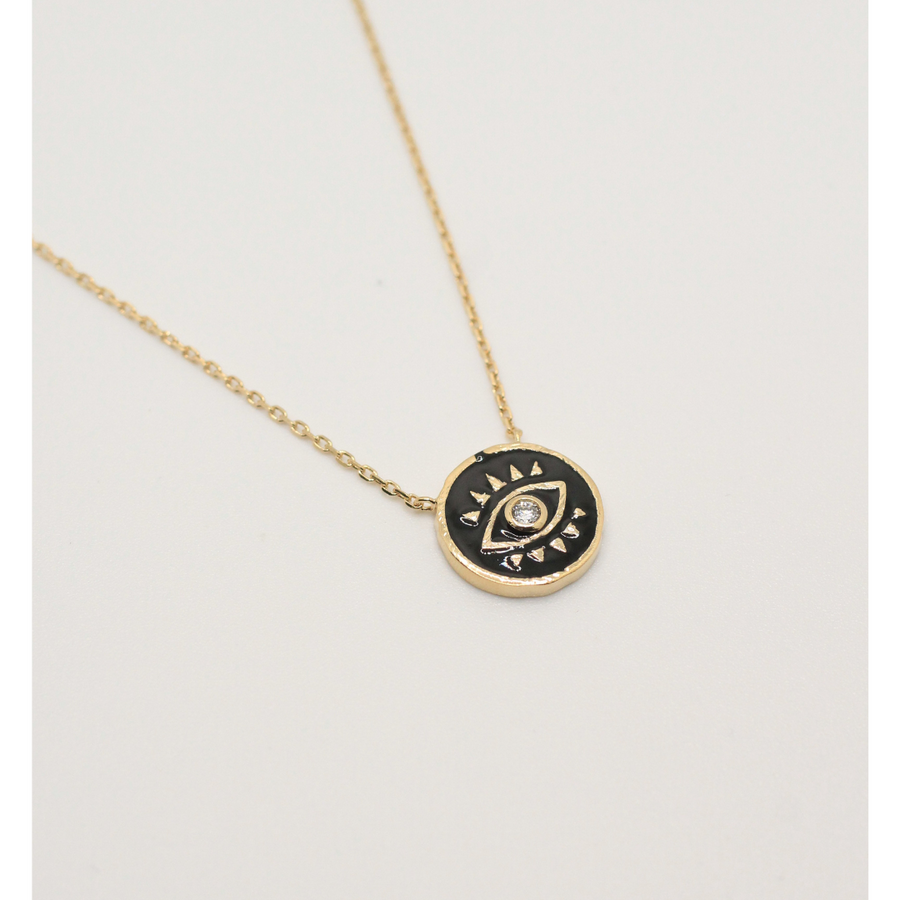 EVIL EYE GOLD NECKLACE