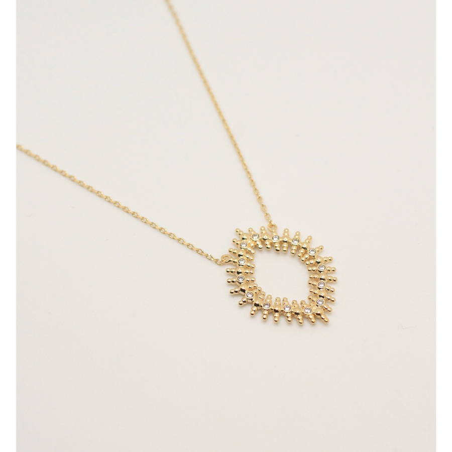 Gold plated necklace