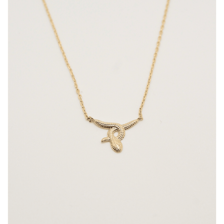 ZORA SNAKE GOLD NECKLACE - Carmen