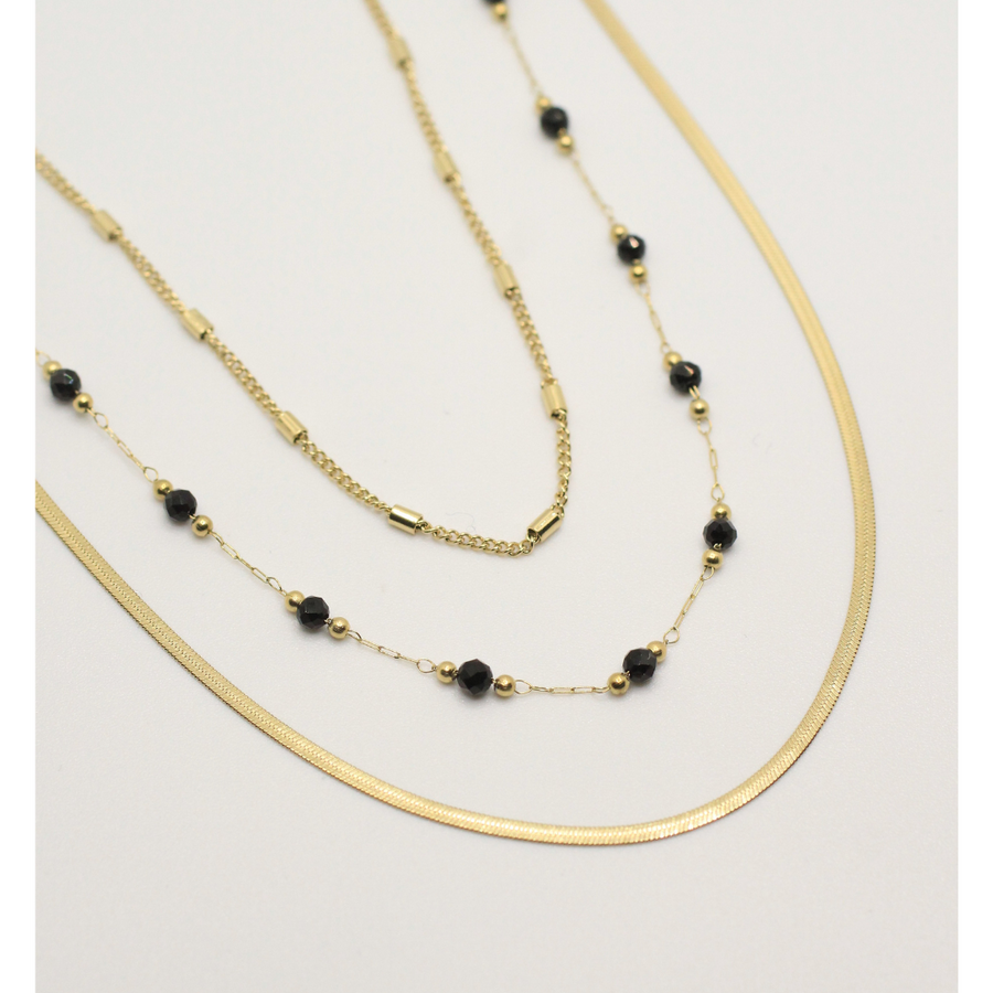 triple layers necklace