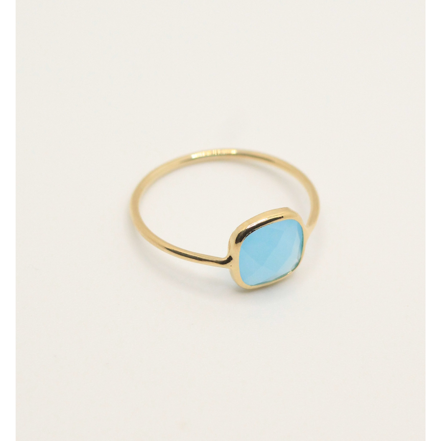 EMMIE RING - Light blue