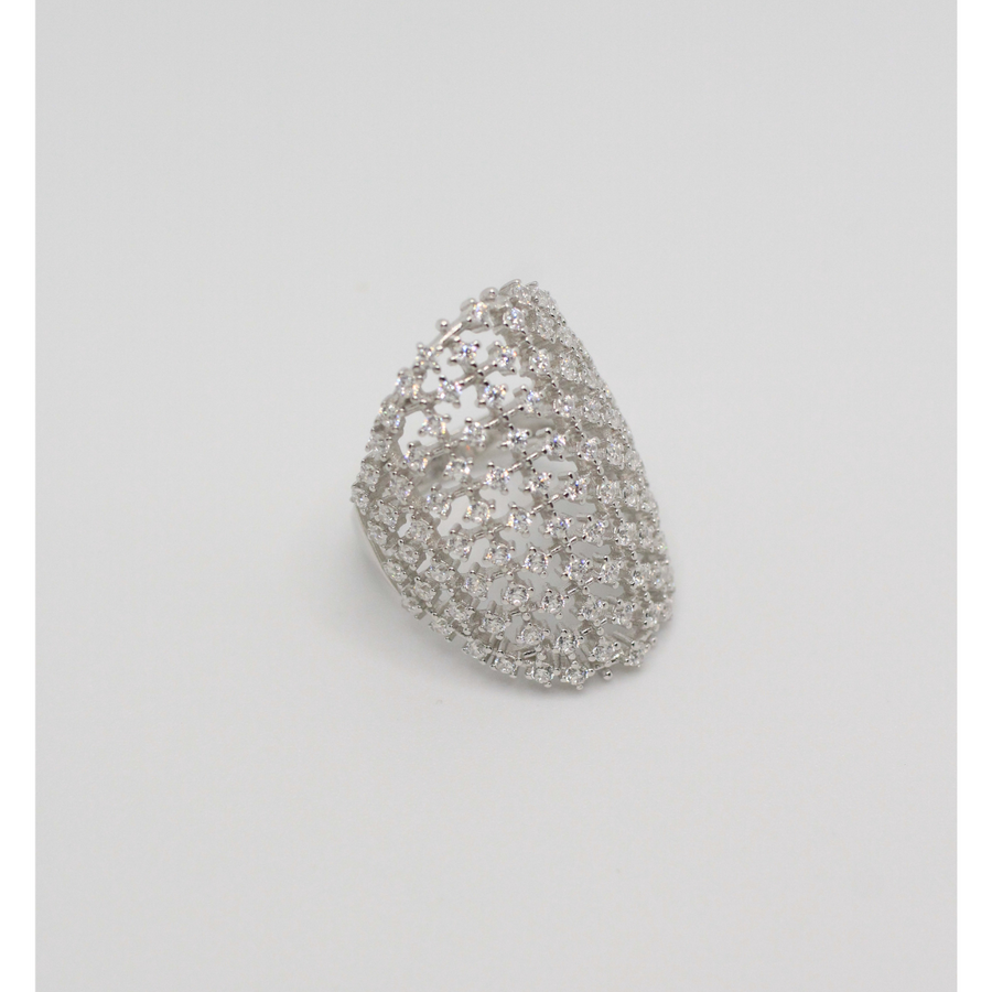 925 Sterling silver statement ring